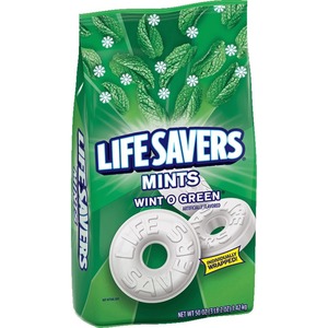 Wrigley Lifesavers Candy - Wint-O-Green, Mint - 50 oz