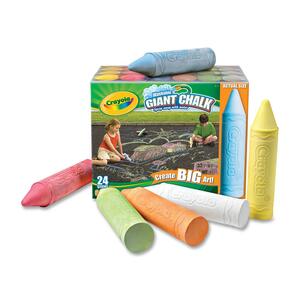 Crayola Crayola Giant Sidewalk Chalk - 24 / Carton