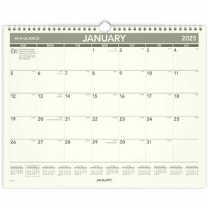 100% PCW Monthly Wall Calendar