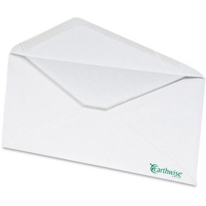 Ampad Envirotech Recycled Business Envelope - #10 (9.5" x 4.12") - 20lb - Gummed - Wove - 500 / Box - White