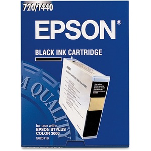Epson Black Ink Cartridge - Inkjet - 3800 Page - Black - 1