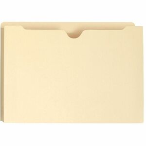Smead Top Tab File Jacket - Legal - 8.5" x 14" - Straight Tab Cut - 2" Expansion - 50 / Box - 11pt. - Manila