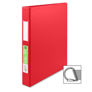 D-Ring 1" Binder Red