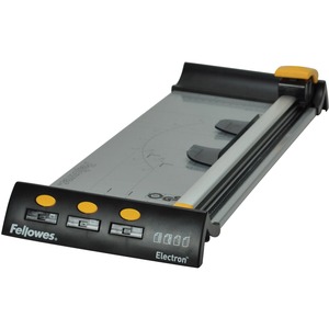 Fellowes Electron Small Office Trimmer - 4 x Blade(s) - Cuts 10 Sheet - 18" Cutting Length - Metal Base