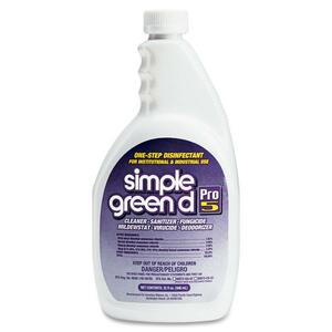 Simple Green Pro 5 Surface Cleaner - Liquid Solution - 32fl oz