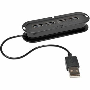 Tripp Lite by Eaton 4-Port USB 2.0 Mobile Hi-Speed Ultra-Mini Hub w/ Power Adapter