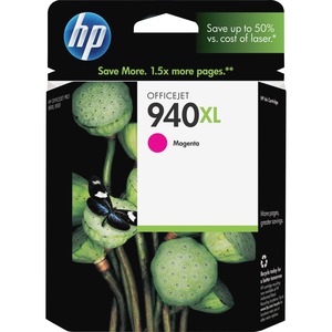 HP No. 940XL Magenta Ink Cartridge - Inkjet - 1400 Page - Magenta