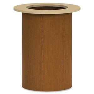 HON L Series BLCY02 Conference Table Base x 29.5" - Wood, Particleboard - Medium Oak