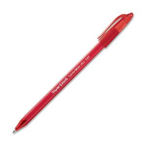 Paper Mate Comfortmate Ballpoint Pen - Red Ink - 1 Dozen