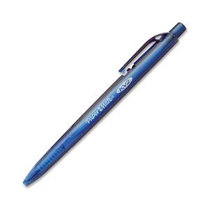 Paper Mate KV2 Retractable Ballpoint Pen - Blue Ink - Blue Barrel - 1 Dozen
