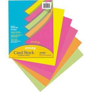 Hyper Yellow. Hyper Pink. Hyper Orange. Hyper Coral Red. Hyper Lime. Card Stock