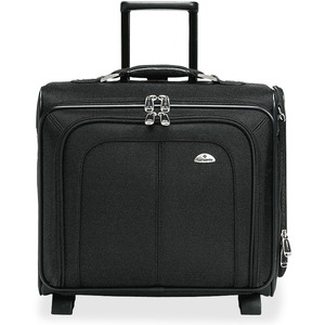 Samsonite Mobile Office Wheeled Notebook Case - Side-loading - 16.5" x 18.25" x 9" - Ballistic Nylon, EVA (Ethylene Vinyl Acetate) - Black