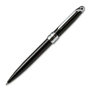 Pentel Lancelot Ballpoint Pen - Black Ink - Black Barrel - 1 Each
