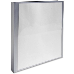 Wilson Jones Flexible Poly Presentation Binder - Letter - 8.5" x 11" - 0.5" Capacity - 1 Each - Silver