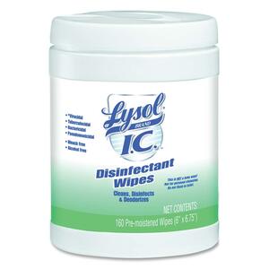 Lysol I.C. Disinfectant Wipe - Cleaning Wipe - 160 Wipe