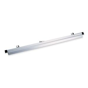 Mayline Hanging Clamp - 24" Width - 100 Sheet Capacity - Aluminum - 6 / Carton - Chrome