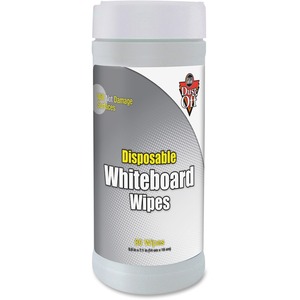 Falcon DWBT Whiteboard Wipe - Disposable - White