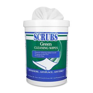 ITW Dymon SCRUBS Green Cleaning Wipe - Wipe - Green