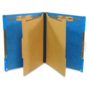 SJ Paper Hanging Classification Folder - Letter - 8.5" x 11" - 2" Expansion - 10 / Box - 25pt. - Cobalt