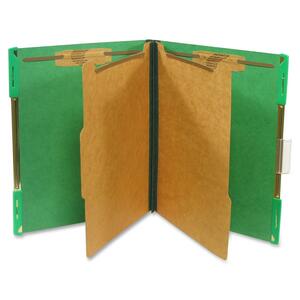 SJ Paper Hanging Classification Folder - Letter - 8.5" x 11" - 2" Expansion - 10 / Box - 25pt. - Green