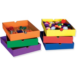 Pacon Classroom Keeper Drawer - 2.5" x 13.25" x 10.25" - Blue, Yellow, Red, Orange, Purple, Green Drawer, Drawer, Drawer, Drawer, Drawer, Drawer