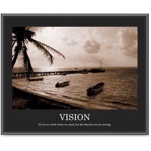 Advantus Motivational "Vision" Poster - 30" Width x 24" Height