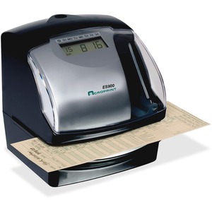 Acroprint ES900 Time Clock & Recorder - Card Punch/Stamp