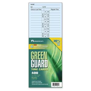 Acroprint Weekly Time Card - 400 / Pack