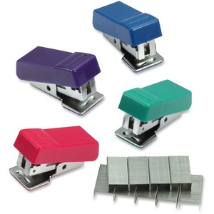 Bostitch 100CSP Mini Standard Stapler - Desktop Stapler - Black, Putty, Burgundy, White, Pink, Blue, Green, Purple