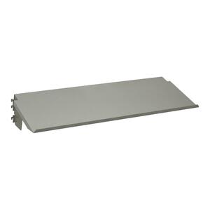 HON Vicinity Articulating Display Shelf - 36" x 12" - Metal - Legal, Letter - Security Lock - Platinum