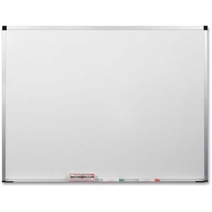 Balt ABC Marker Board - 24" x 18" - Anodized Aluminum Frame - White