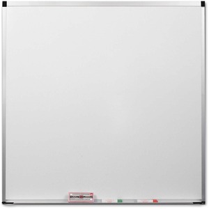 Balt ABC Marker Board - 4' x 4' - Anodized Aluminum Frame - White