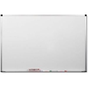 Balt ABC Marker Board - 6' x 4' - Anodized Aluminum Frame - White