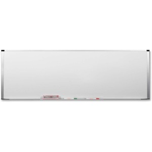 Balt ABC Marker Board - 12' x 4' - Anodized Aluminum Frame - White