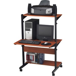 Tiffany Eastwinds 8432SO Soho Adjustable Computer Workstation x 50" - Black