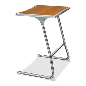 HON Accomplish CL30HCB Adjustable Height Student Desk - Rectangle26" x 26" - Chrome, Steel