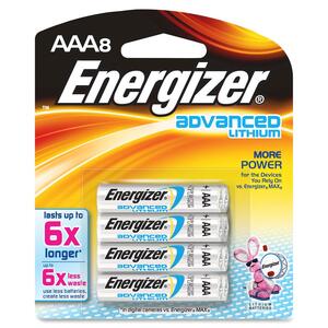 Energizer EA92BP-8 Advanced Lithium General Purpose Battery - AAA