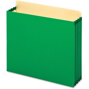 Globe-Weis Heavy-duty File Cabinet Pocket - Letter - 8.5" x 11" - 3.5" Expansion - 875 Sheet - 1 Each - 22pt. - Green