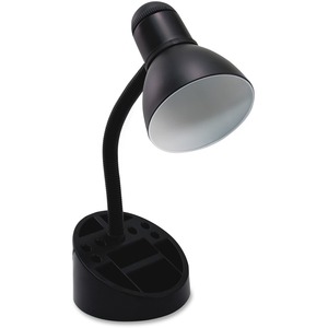 Ledu Organizer Desk Lamp - 17.5" Height - 60W Incandescent Bulb - Adjustable - Black