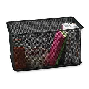 Rolodex Expressions Mesh Small Bin - Steel - Black