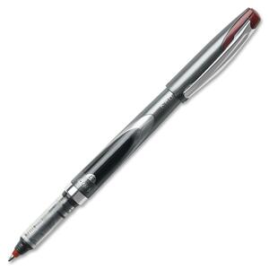 BIC Triumph 730R Rollerball Pen - 0.7 mm Pen Point Size - Red Ink - Silver Barrel - 1 Each