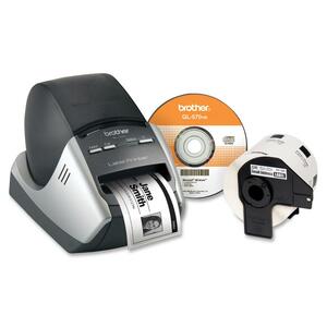 Brother QL-570VM Thermal Label Printer - Monochrome - Direct Thermal - 68 lpm Mono - 300 x 600 dpi - USB