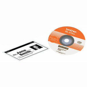 QL-KIT100 LABEL PRINTER KIT W/3 LABEL ROLLS CD STORAGE CASE