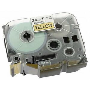 Brother TZ651 Laminated Tape Cartridge - 1" x 26.3' - 1 x Roll - Yellow