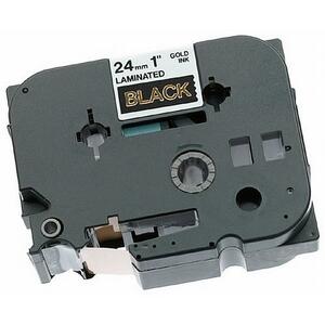 Brother P-Touch TZ Laminated Tape - 1" x 26' - Black