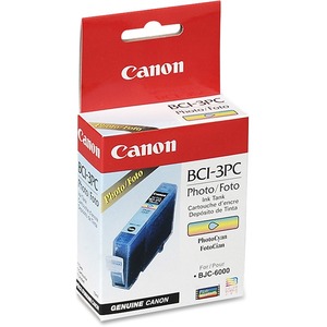 Canon BCI 3ePC Photo Cyan Ink Cartridge - 520 Page - Photo Cyan - 1