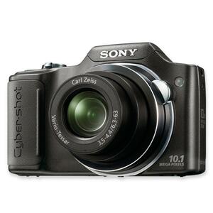 Sony Cyber-shot DSC-H20 Point & Shoot Digital Camera - 10.1Megapixel - 3" Color LCD - Black - 10x - 2x Digital Zoom