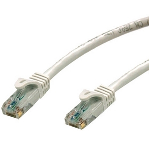 Bytecc Cat.6 Patch Cable - RJ-45 Male Network - RJ-45 Male Network - 5ft - White