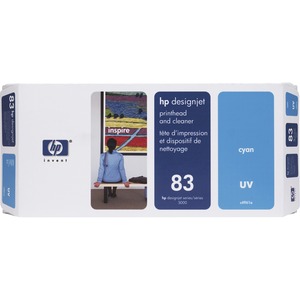 HP Cyan Printhead/Cleaner - Inkjet - 1000 Page - Cyan - 1