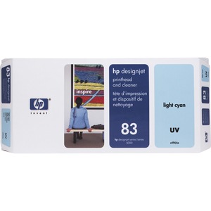 HP Cyan Printhead/Cleaner - Inkjet - 1000 Page - Light Cyan - 1